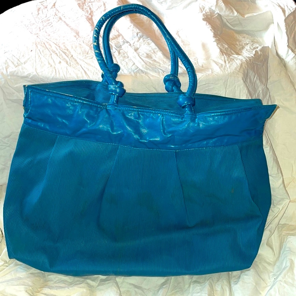 Vintage Large blue Bag